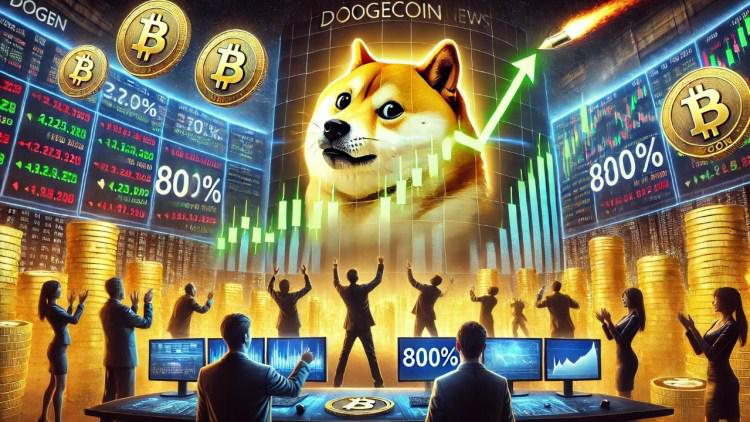 狗狗币( DOGE )即将实现巨大突破：涨幅或高达800%
