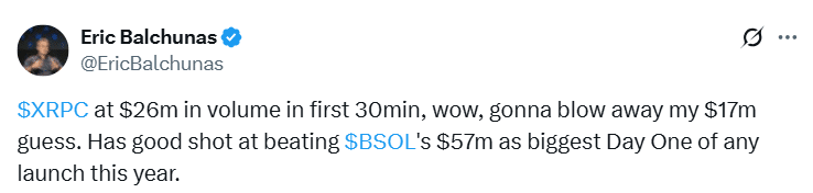 Canary XRP ETF attracted 5 million on its first day, so why didn\