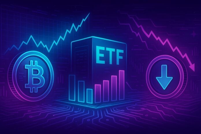比特币和ETF:资金流出创纪录,链上信号暗示什么?